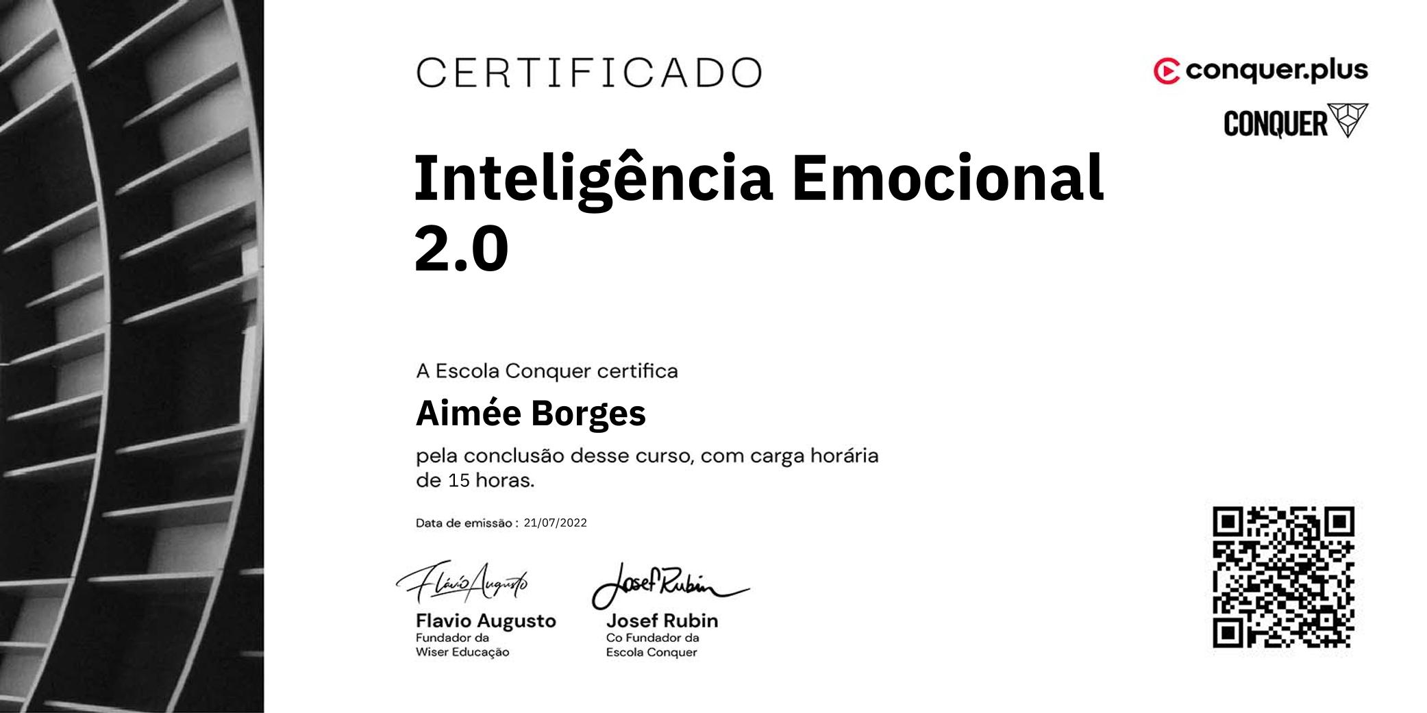 Certificado de Inteligência Emocional 2.0